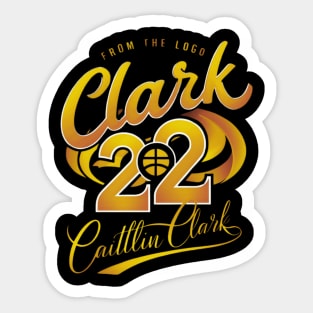 From the logo 22 Caitlin Clark Sticker